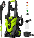 GHLLW Portable Electric Pressure Washer with 4 Nozzles