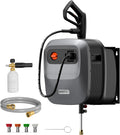 GHLLW Wall-Mounted Retractable Pressure Washer with 65-Foot Hose