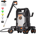 GHLLW 4-Wheel Electric Pressure Washer with Foam Cannon