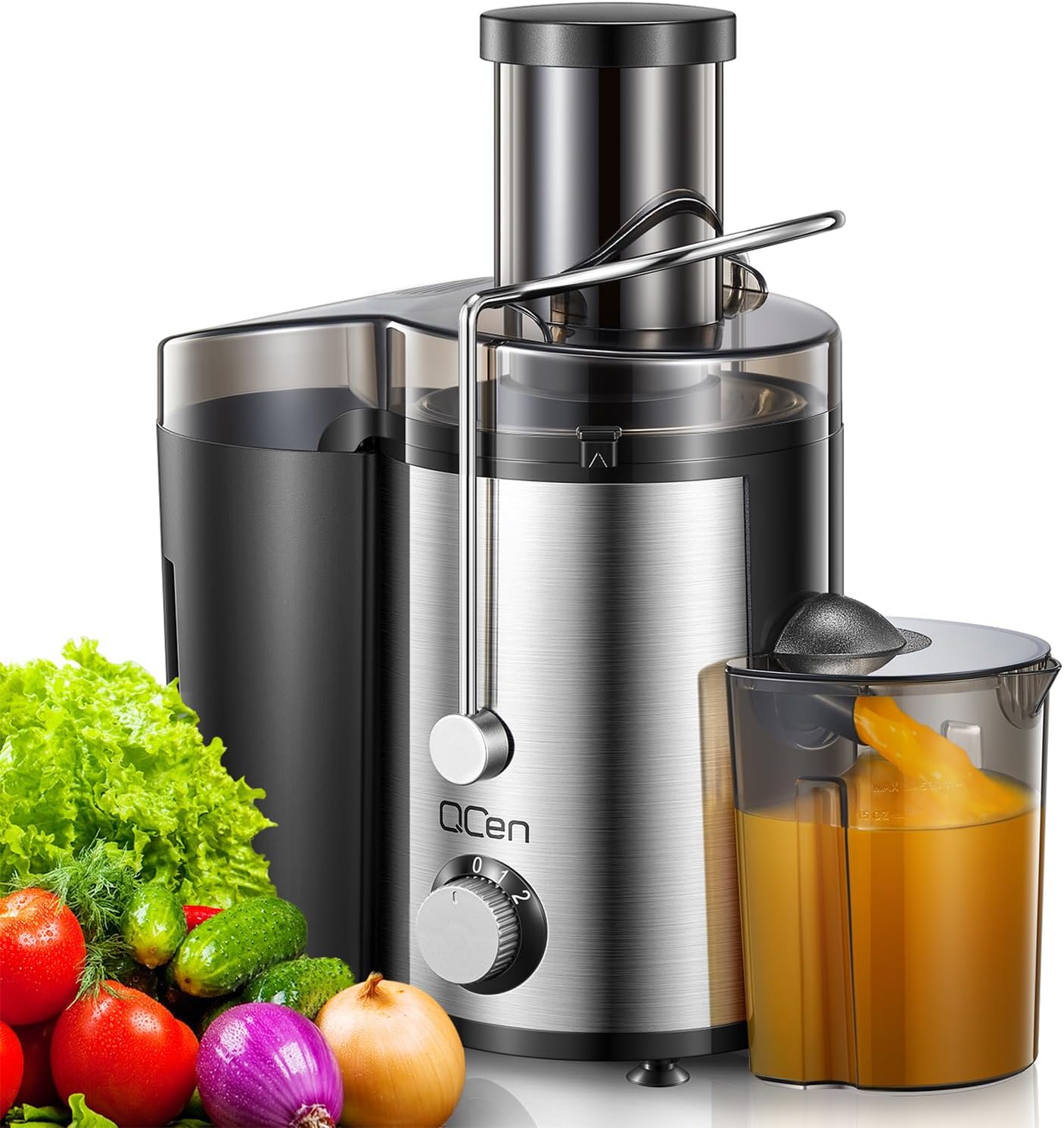 GHLLW 800W Wide-Chute Centrifugal Juicer