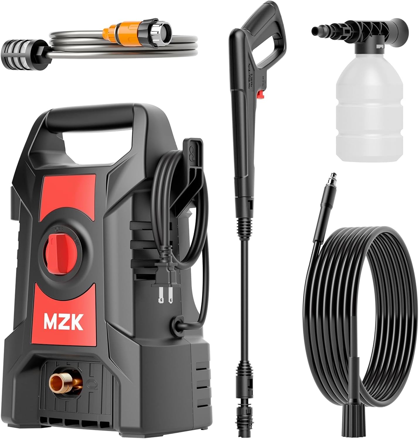 GHLLW Lightweight Electric Pressure Washer with Foam Cannon
