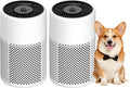 GHLLW 2-Pack Compact HEPA Air Purifiers with Night Lights
